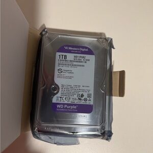 Western Digital 1TB Purple Surveillance Hard Drive